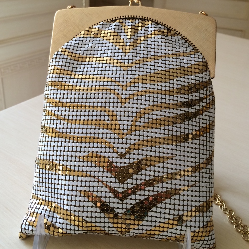 Vintage & Rare Whiting & Davis Tiger Print Purse